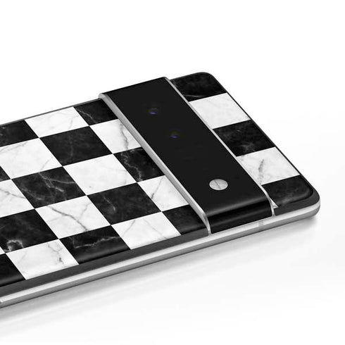 Checkered Marble Google Pixel 6 Pro Skin